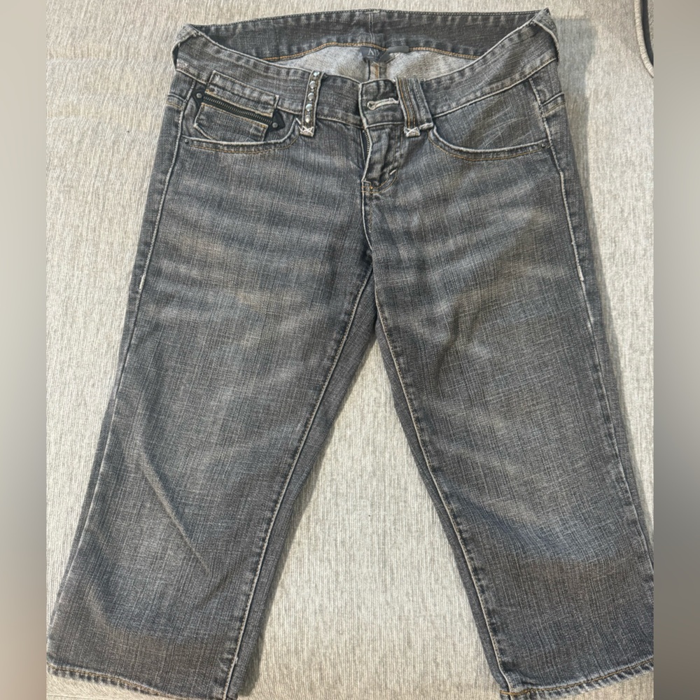 A|X Armani Exchange Women’s Gray Cropped Jeans Size 4